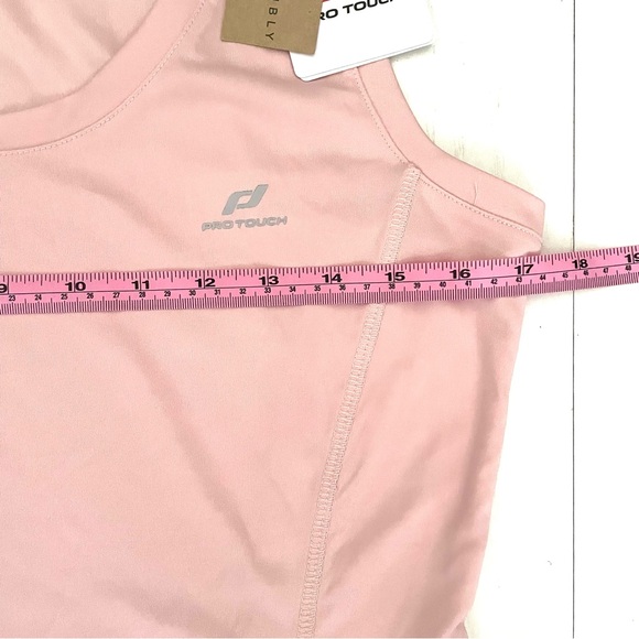 PRO TOUCH Pika 2 Sport Singlet Tank Top Moisture Wicking Fast Drying Pink/Rose - Picture 5 of 14